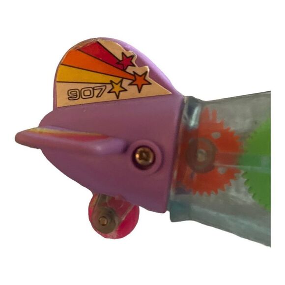 Vintage 907 Skeletplane Plane Toy Inner Visible Moving Parts & Muti-Colored 1992 - Picture 5 of 6